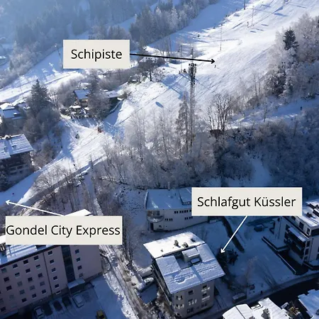 Daire Schlafgut Kuessler - 70m Vom Express