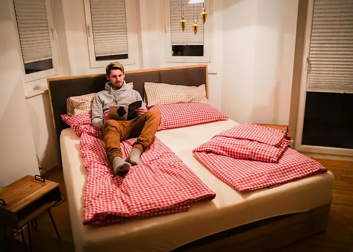 アパート Schlafgut Kuessler - 70m Vom Express *